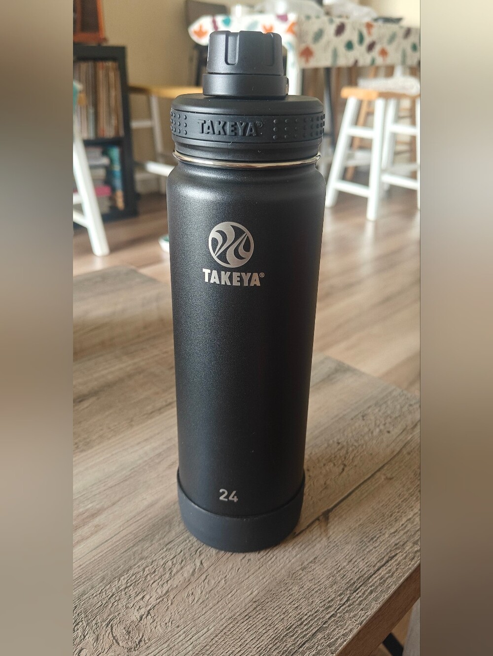 Takeya Matte Black Insulated Water Bottle - 24oz
